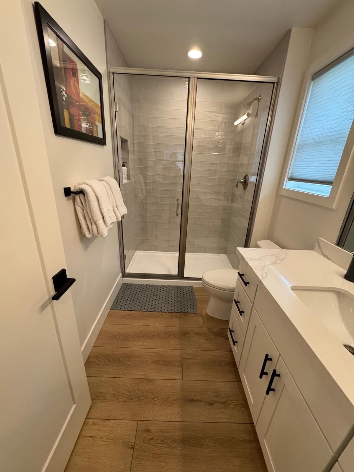 Bathroom with Glass Shower