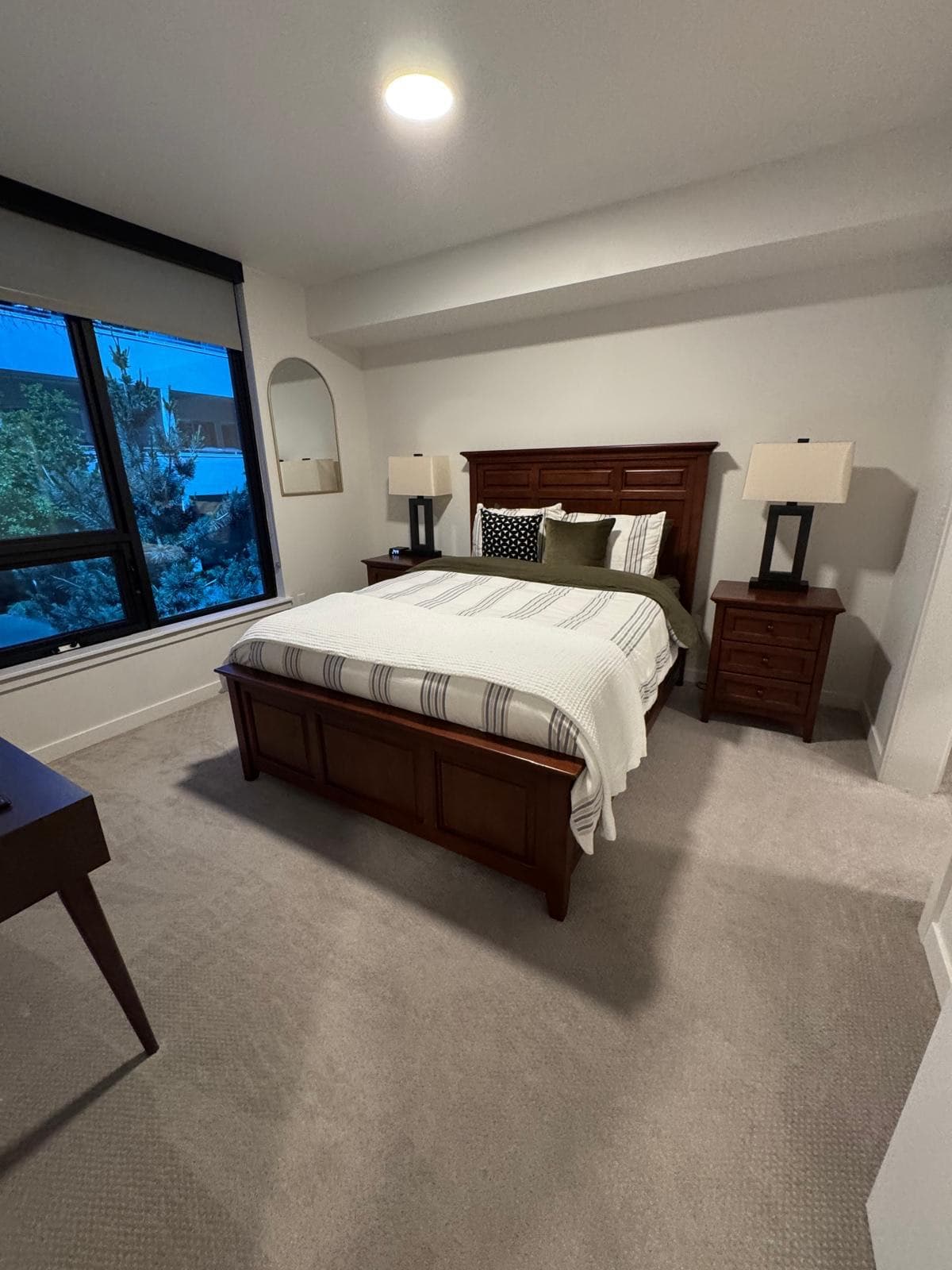 Bedroom – King Wooden Bed